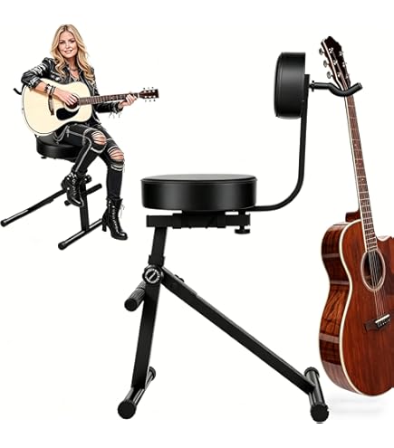 Amazon.com: K&M 14050 Stool with Backrest : Musical Instruments